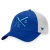 Men's Kansas City Royals Fanatics Branded Royal/White Iconic Cross Bat Trucker Snapback Hat -Baseball Peripherals Store white kansas city royals iconic cross bat trucker snapback hat pi4367000 altimages ff 4367041 abaa34fc740043fd915balt1 full
