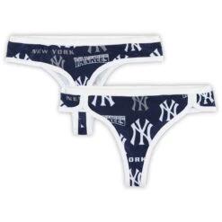 Women's New York Yankees Concepts Sport Navy/White Breakthrough Thong