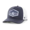 Men's New York Yankees '47 Navy/White Burgess Trucker Snapback Hat