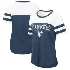 Women's New York Yankees Touch Navy/White Setter T-Shirt