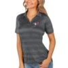 Women's Toronto Blue Jays Antigua Charcoal Compass Polo