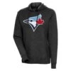 Women's Toronto Blue Jays Antigua Heather Black Action Pullover Hoodie 2 Women's Toronto Blue Jays Antigua Heather Black Action Pullover Hoodie -Baseball Peripherals Store womens antigua heather black toronto blue jays action pullover hoodie pi5128000 ff 5128364 2a16c5a0ed3eb2428030 full