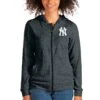 Women's Antigua Heathered Charcoal New York Yankees Team Absolute Full-Zip Hoodie -Baseball Peripherals Store womens antigua heathered charcoal new york yankees team absolute full zip hoodie pi4620000 ff 4620611 d6d3946833851918107d full