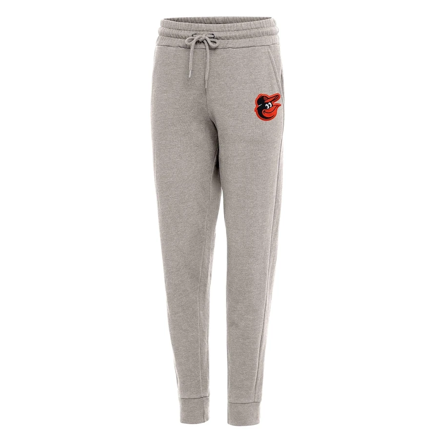 Women's Baltimore Orioles Antigua Oatmeal Action Jogger Pants 3 Women's Baltimore Orioles Antigua Oatmeal Action Jogger Pants