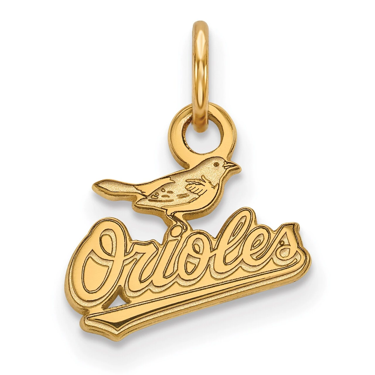 Women's Baltimore Orioles Gold-Plated Sterling Silver Extra-Small Pendant 3 Women's Baltimore Orioles Gold-Plated Sterling Silver Extra-Small Pendant