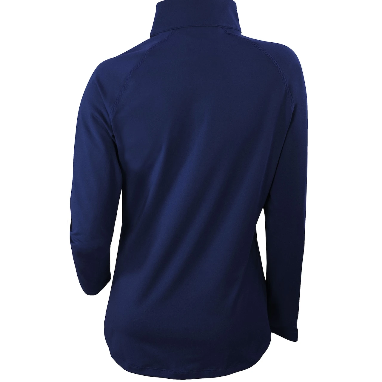 Women's Atlanta Braves Columbia Navy Omni-Wick Outward Nine Quarter-Zip Pullover Top 5 Women's Atlanta Braves Columbia Navy Omni-Wick Outward Nine Quarter-Zip Pullover Top - Image 3
