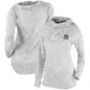 Women's New York Yankees Columbia White Omni-Wick Sunday Ball Pullover Hoodie