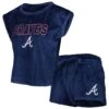 Women's Atlanta Braves Concepts Sport Navy Intermission T-Shirt & Shorts Sleep Set -Baseball Peripherals Store womens concepts sport navy atlanta braves intermission t shirt and shorts sleep set pi4959000 altimages ff 4959964 e88cc5003cacc2bd05efalt1 full