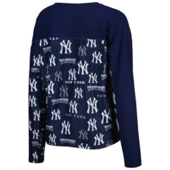 Women's New York Yankees Concepts Sport Navy Breakthrough Long Sleeve V-Neck T-Shirt & Shorts Sleep Set -Baseball Peripherals Store womens concepts sport navy new york yankees breakthrough long sleeve v neck t shirt and shorts sleep set pi4959000 altimages ff 4959952 f3aae59f224ee7462b63alt3 full