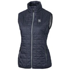 Women's New York Yankees Cutter & Buck Heather Navy Rainier PrimaLoft Eco Full-Zip Puffer Vest -Baseball Peripherals Store womens cutter and buck heather navy new york yankees rainier primaloft eco full zip puffer vest pi5014000 altimages ff 5014593 efedf25b9f14bd3f6645alt2 full