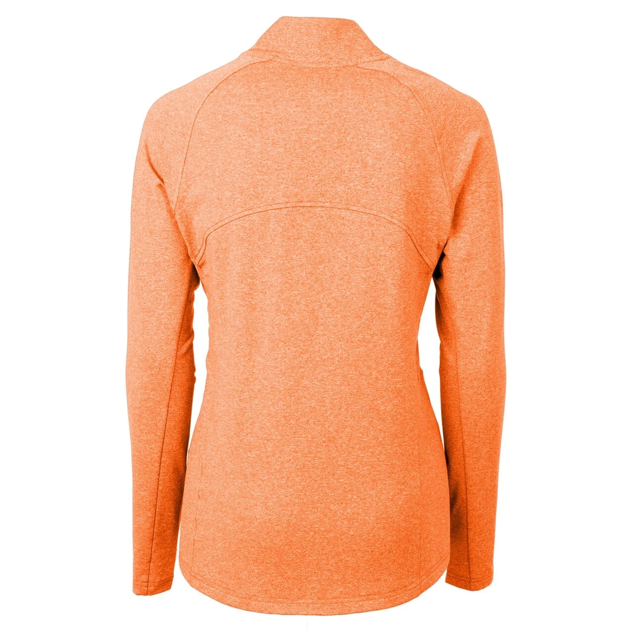 Women's Baltimore Orioles Cutter & Buck Heather Orange Adapt Eco Knit Raglan Full-Zip Jacket 5 Women's Baltimore Orioles Cutter & Buck Heather Orange Adapt Eco Knit Raglan Full-Zip Jacket - Image 3