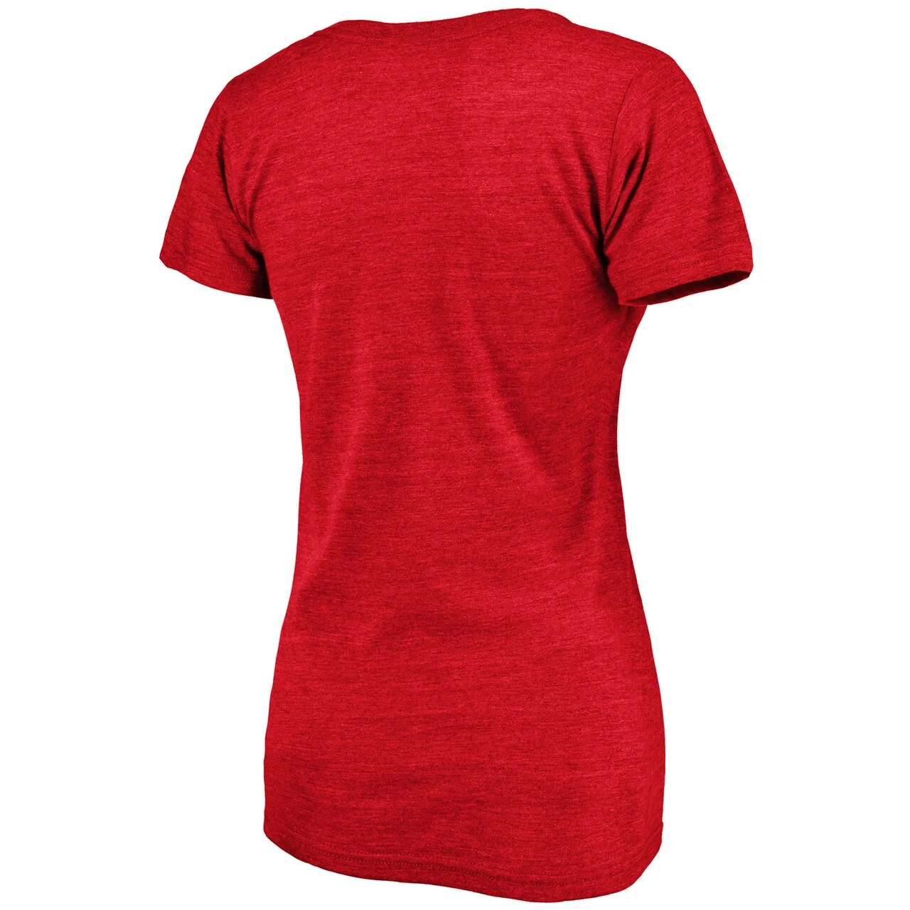 Women's Cincinnati Reds Fanatics Branded Heathered Wordmark Tri-Blend V-Neck T-Shirt 5 Women's Cincinnati Reds Fanatics Branded Heathered Wordmark Tri-Blend V-Neck T-Shirt - Image 3