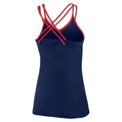 Women's Atlanta Braves Fanatics Branded Navy Barrel It Up Cross Back V-Neck Tank Top -Baseball Peripherals Store womens fanatics branded navy atlanta braves barrel it up cross back v neck tank top pi4915000 altimages ff 4915367 a259be176e3a5b3b6b83alt3 full