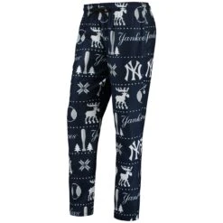 Women's New York Yankees FOCO Navy Ugly Pajama Set -Baseball Peripherals Store womens foco navy new york yankees ugly pajama set pi4282000 altimages ff 4282110 0af8425449a1418972f4alt4 full