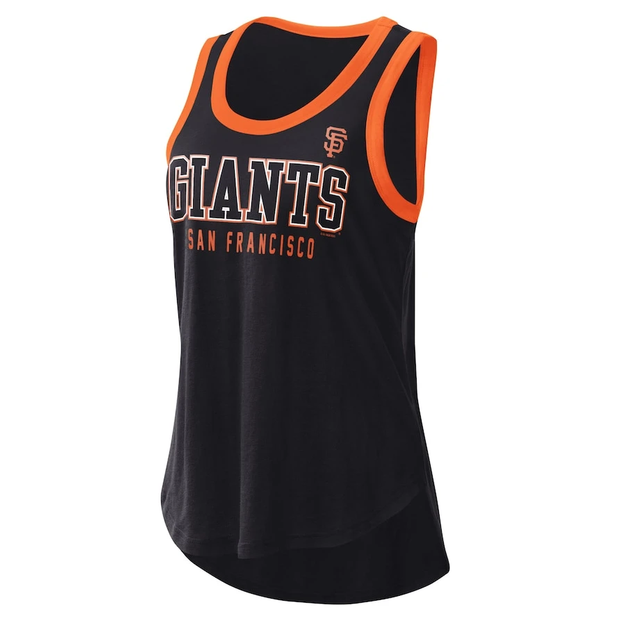 Women's San Francisco Giants G-III 4Her By Carl Banks Black Clubhouse Tank Top 3 Women's San Francisco Giants G-III 4Her By Carl Banks Black Clubhouse Tank Top