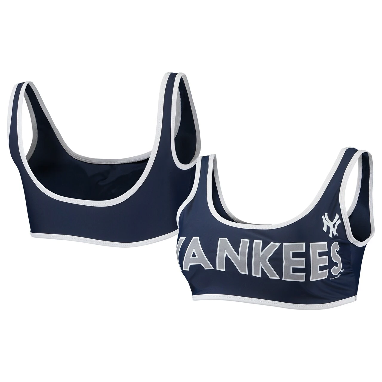Women's New York Yankees G-III 4Her By Carl Banks Navy Southpaw Bikini Top 3 Women's New York Yankees G-III 4Her By Carl Banks Navy Southpaw Bikini Top