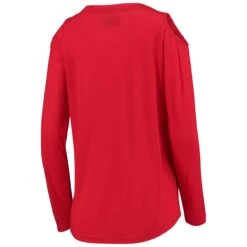 Women's Cincinnati Reds G-III 4Her By Carl Banks Red Crackerjack Cold Shoulder Long Sleeve T-Shirt -Baseball Peripherals Store womens g iii 4her by carl banks red cincinnati reds crackerjack cold shoulder long sleeve t shirt pi3503000 altimages ff 3503255 1660c9afc0a7ee0d24a5alt3 full