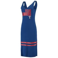 Women's Texas Rangers G-III 4Her By Carl Banks Royal Opening Day Maxi Dress