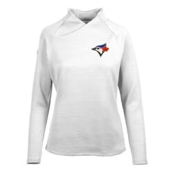 Women's Toronto Blue Jays Levelwear White Lena Pullover Top