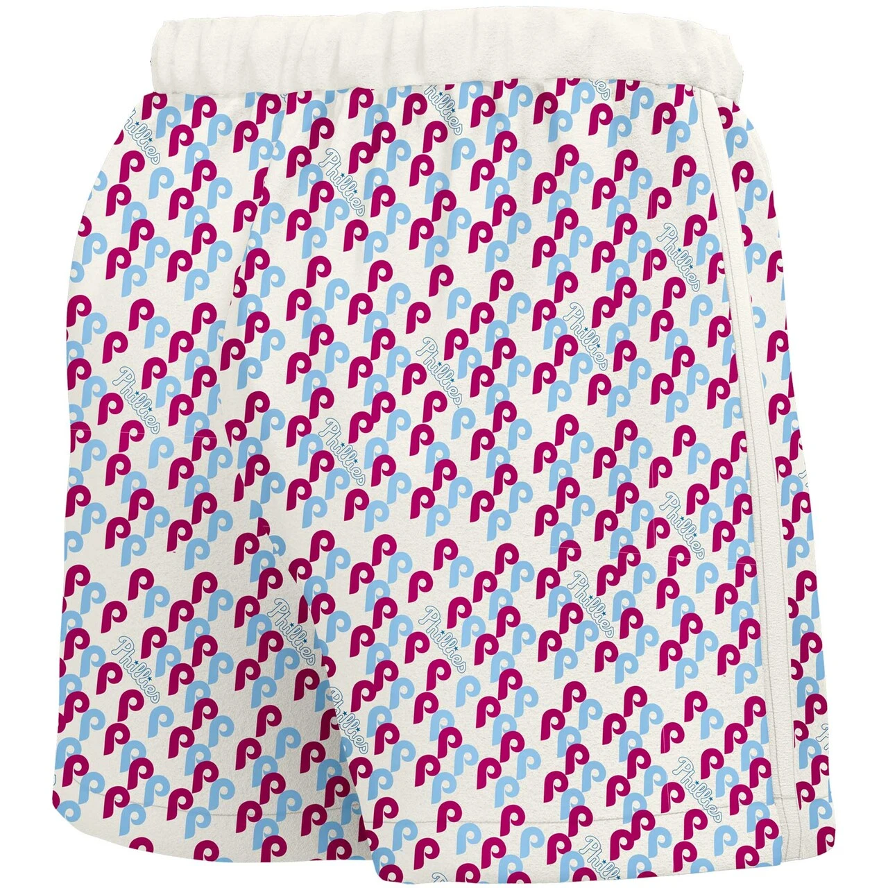 Women's Philadelphia Phillies Lusso White Marge Shorts 5 Women's Philadelphia Phillies Lusso White Marge Shorts - Image 3