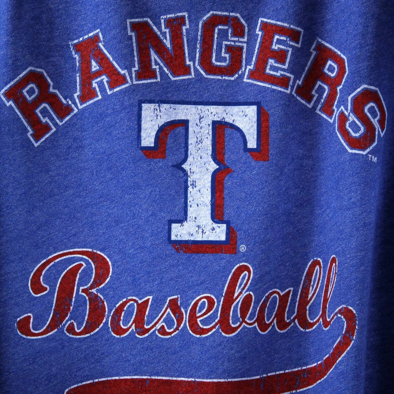 Women's Texas Rangers Majestic Threads Royal Team Baseball Three-Quarter Raglan Sleeve Tri-Blend T-Shirt 4 Women's Texas Rangers Majestic Threads Royal Team Baseball Three-Quarter Raglan Sleeve Tri-Blend T-Shirt - Image 2
