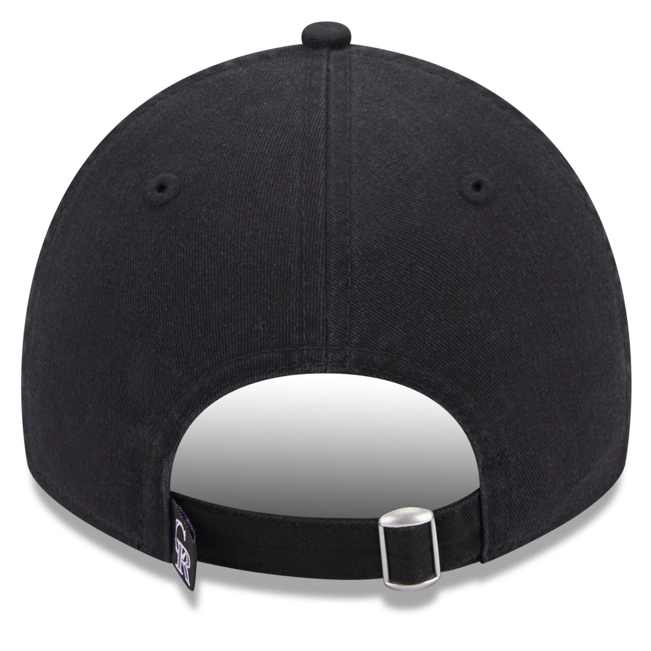 Women's Colorado Rockies New Era Black Leaves 9TWENTY Adjustable Hat 6 Women's Colorado Rockies New Era Black Leaves 9TWENTY Adjustable Hat - Image 4