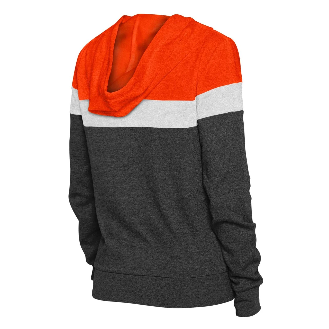 Women's San Francisco Giants New Era Black Plus Size Color-Block Full-Zip Hoodie 5 Women's San Francisco Giants New Era Black Plus Size Color-Block Full-Zip Hoodie - Image 3
