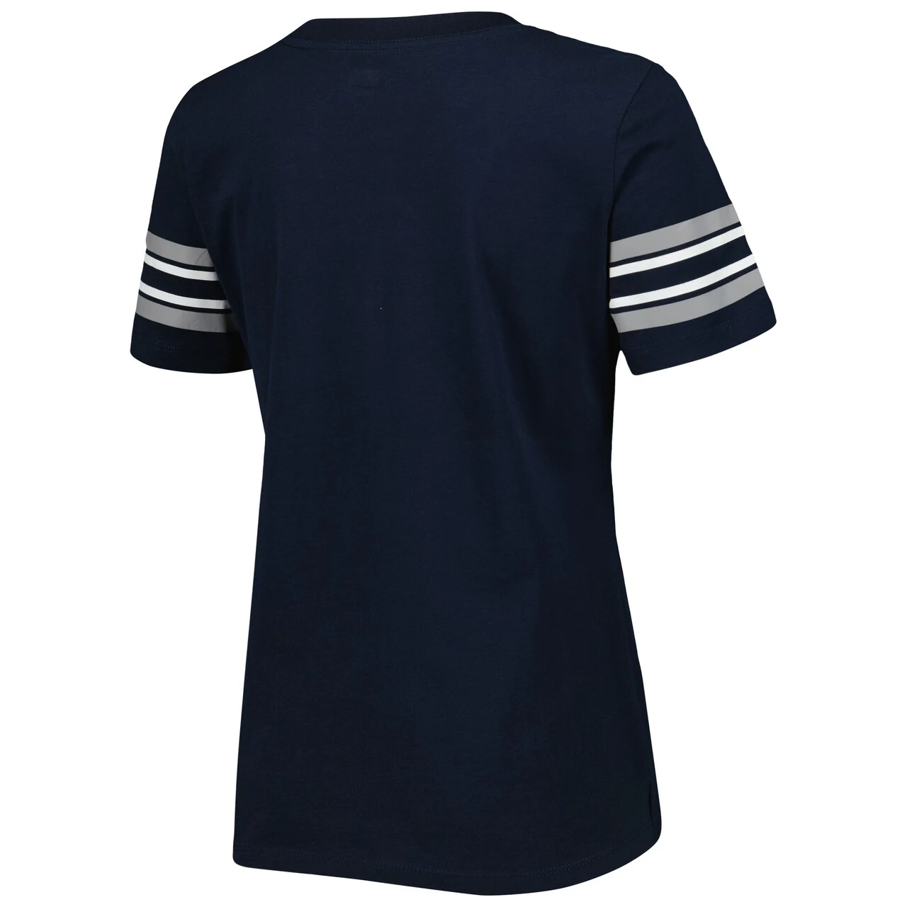 Women's New York Yankees New Era Navy Team Stripe T-Shirt 5 Women's New York Yankees New Era Navy Team Stripe T-Shirt - Image 3