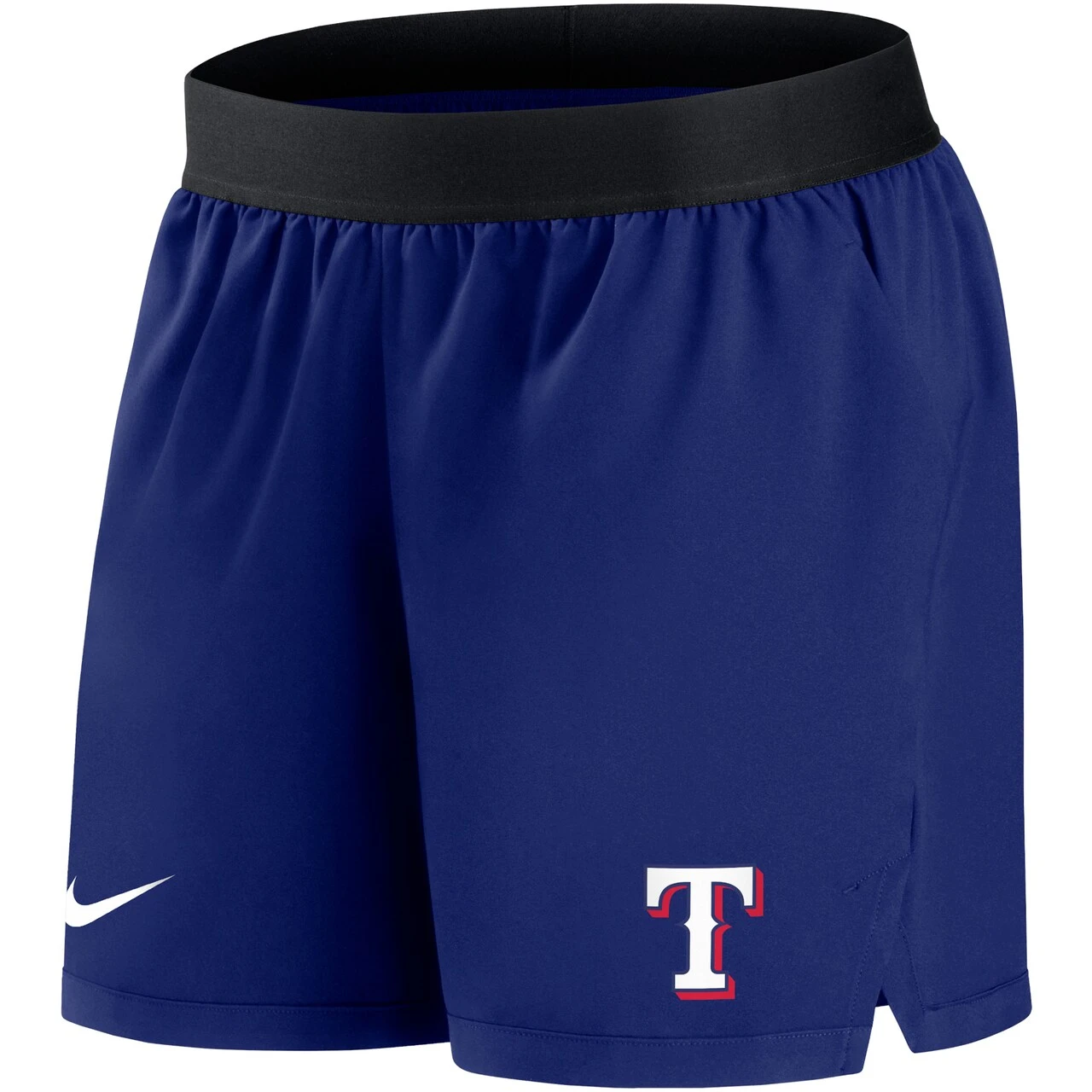 Women's Texas Rangers Nike Royal Authentic Collection Flex Vent Max Performance Shorts 4 Women's Texas Rangers Nike Royal Authentic Collection Flex Vent Max Performance Shorts - Image 2