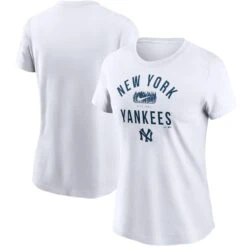 Women's New York Yankees Nike White 2021 Field Of Dreams Iowa Collection T-Shirt