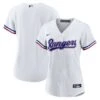 Women's Texas Rangers Nike White Home Blank Replica Jersey