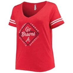 Baseball Peripherals Store -Baseball Peripherals Store womens soft as a grape red atlanta braves plus size v neck jersey t shirt ss5 p 5197447pv 2u ovdtkuiqqit8vdv4tcppv 3j0batijrdf0ozizmjco