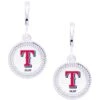 Women's Texas Rangers Swarovski Team Logo Earrings -Baseball Peripherals Store womens swarovski texas rangers team logo earrings pi3771000 ff 3771053 6ce1ee1eb5e68ded3b76 full