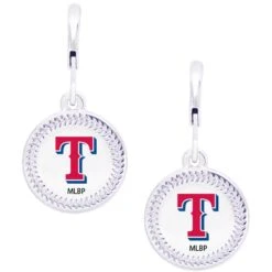 Women's Texas Rangers Swarovski Team Logo Earrings