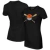 Women's Baltimore Orioles Tiny Turnip Black Hat Crossbats T-Shirt -Baseball Peripherals Store womens tiny turnip black baltimore orioles hat crossbats t shirt ss5 p 5304021pv 1u arii3mdnyagwjjsvbdr5v cfiwk7fg3vl8gklpxyw9