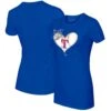 Women's Texas Rangers Tiny Turnip Royal Tiara Heart T-Shirt -Baseball Peripherals Store womens tiny turnip royal texas rangers tiara heart t shirt ss5 p 5305203pv 1u oecjjhkitwbavfcw8ogvv zfbfyffopqiq37la401a