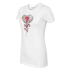 Women's Philadelphia Phillies Tiny Turnip White Heart Lolly T-Shirt -Baseball Peripherals Store womens tiny turnip white philadelphia phillies heart lolly t shirt ss5 p 5304325pv 2u 7da4stfclkzcxtxooexyv oyhddflfsezbkmjurr1j