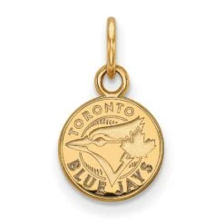 Women's Toronto Blue Jays 10k Yellow Gold Extra Small Pendant
