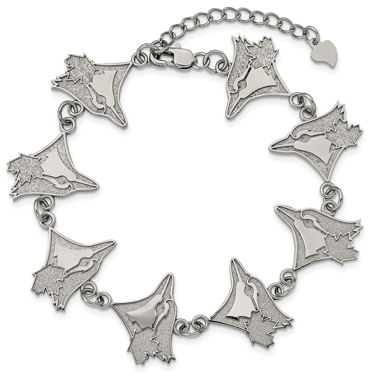 Women's Toronto Blue Jays Logo Bracelet With Extension 3 Women's Toronto Blue Jays Logo Bracelet With Extension