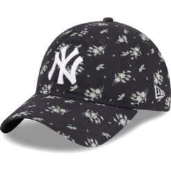 Youth New York Yankees New Era Navy Bloom 9TWENTY Adjustable Hat